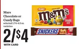 Mariano's Mars Chocolate or Candy Bags offer