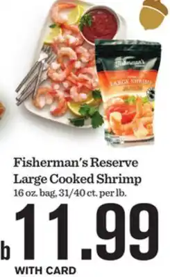Mariano's Fisherman's Reserve Large Cooked Shrimp offer