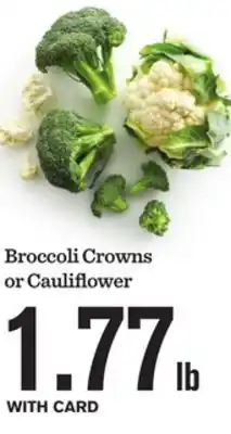 Mariano's Broccoli Crowns or Cauliflower offer