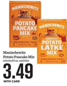 Mariano's Manischewitz Potato Pancake Mix offer
