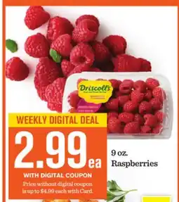 Mariano's 9 oz. Raspberries offer