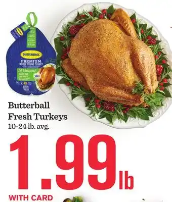 Mariano's Butterball Fresh Turkeys offer