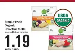 Mariano's Simple Truth Organic Smoothie Melts offer