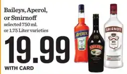 Mariano's Baileys, Aperol, or Smirno offer