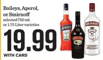 Mariano's Baileys, Aperol, or Smirno offer