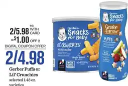 Mariano's Gerber Puffs or Lil' Crunchies offer