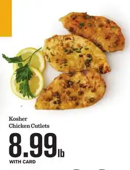 Mariano's Kosher Chicken Cutlets offer