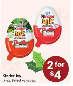 Jewel-Osco Kinder Joy offer