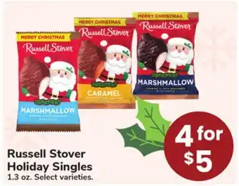 Jewel-Osco Russell Stover Holiday Singles offer