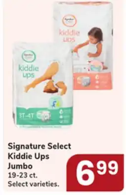 Jewel-Osco Signature Select Kiddie Ups Jumbo offer