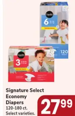 Jewel-Osco Signature Select Economy Diapers offer