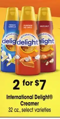 Jewel-Osco International Delight Creamer offer