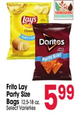 Jewel-Osco Frito Lay Party Size Bags offer
