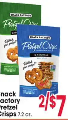 Jewel-Osco Snack Factory Pretzel Crisps offer