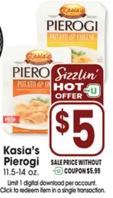 Jewel-Osco Kasia's Pierogi offer