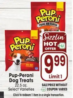 Jewel-Osco Pup-Peroni Dog Treats offer