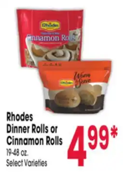 Jewel-Osco Rhodes Dinner Rolls or Cinnamon Rolls offer