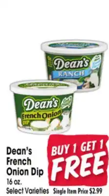 Jewel-Osco Dean's French Onion Dip offer