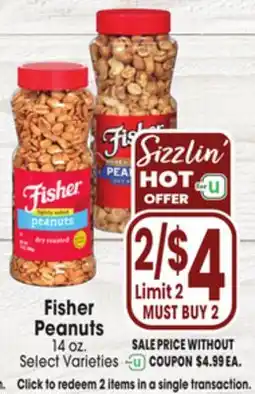 Jewel-Osco Fisher Peanuts offer