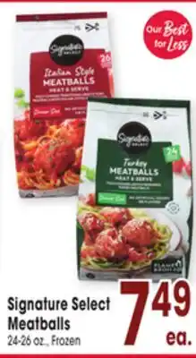 Jewel-Osco Signature Select Meatballs offer