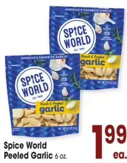 Jewel-Osco Spice World Peeled Garlic offer