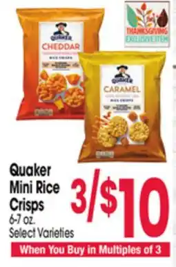 Jewel-Osco Quaker Mini Rice Crisps offer