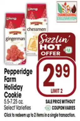 Jewel-Osco Pepperidge Farm Holiday Cookie offer