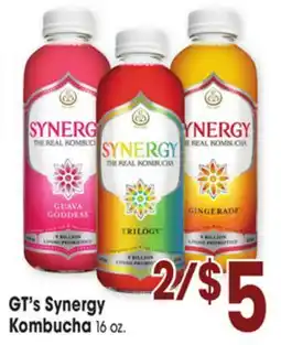 Jewel-Osco GT's Synergy Kombucha offer