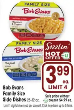 Jewel-Osco Bob Evans Family Size Side Dishes offer