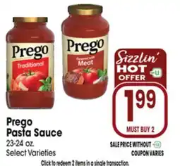 Jewel-Osco Prego Pasta Sauce offer