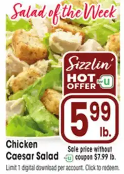 Jewel-Osco Chicken Caesar Salad offer