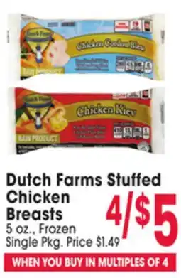 Jewel-Osco Dutch Farms Stuffed Chicken Breasts offer