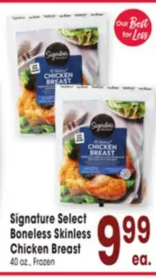 Jewel-Osco Signature Select Boneless Skinless Chicken Breast offer