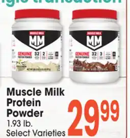 Jewel-Osco Muscle Milk Protein Powder offer