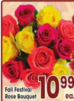 Jewel-Osco Fall Festival Rose Bouquet offer