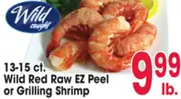 Jewel-Osco 13-15 ct. Wild Red Raw EZ Peel or Grilling Shrimp offer