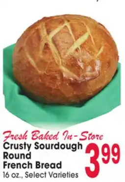 Jewel-Osco Crusty Sourdough Round French Bread offer