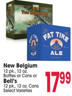 Jewel-Osco New Belgium 12 pk., 12 oz. Bottles or Cans or Bell's 12 pk., 12 oz. Cans offer