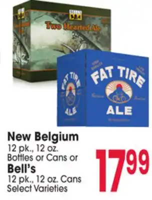 Jewel-Osco New Belgium 12 pk., 12 oz. Bottles or Cans or Bell's 12 pk., 12 oz. Cans offer