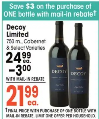 Jewel-Osco Decoy Limited offer