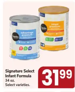 Jewel-Osco Signature Select Infant Formula offer