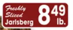 Jewel-Osco Freshly Sliced Jarlsberg offer