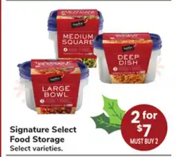 Jewel-Osco Signature Select Food Storage offer