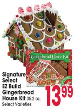 Jewel-Osco Signature Select EZ Build Gingerbread House Kit offer