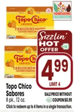 Jewel-Osco Topo Chico Sabores offer