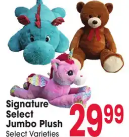 Jewel-Osco Signature Select Select Jumbo Plush offer