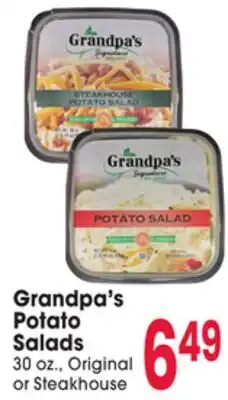 Jewel-Osco Grandpa's Potato Salads offer