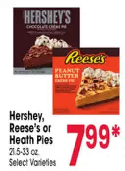 Jewel-Osco Hershey, Reese's or Heath Pies offer