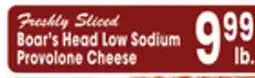 Jewel-Osco Boar's Head Low Sodium Provolone Cheese offer