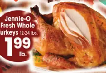 Jewel-Osco Jennie-O Fresh Whole Turkeys offer